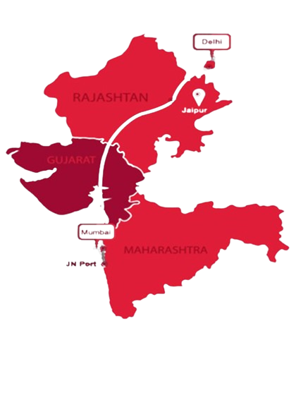 Delhi-Mumbai Industrial Corridor (DMIC) Strategic Logistics Map